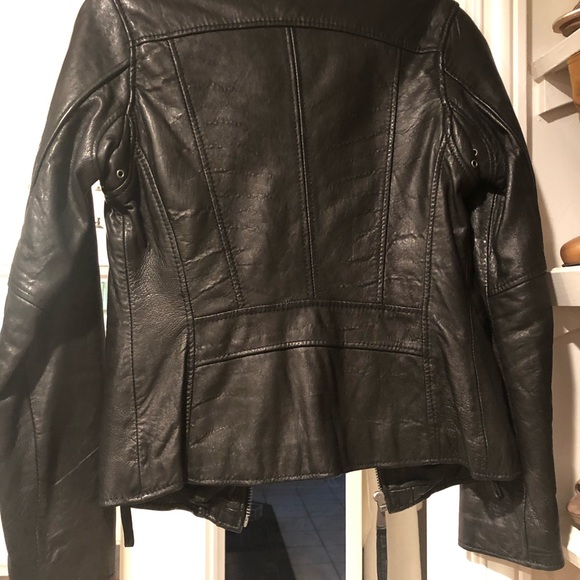 Michael Kors Leather Jacket XS - Picture 4 of 5